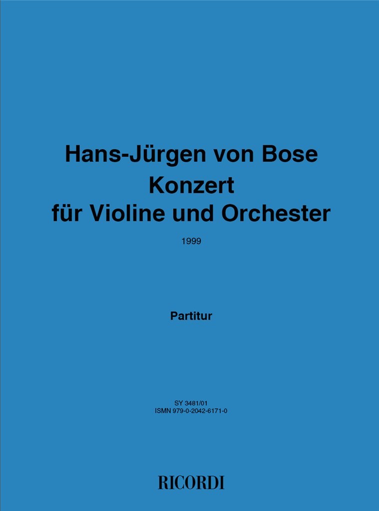 Konzert für Violine und Orchester